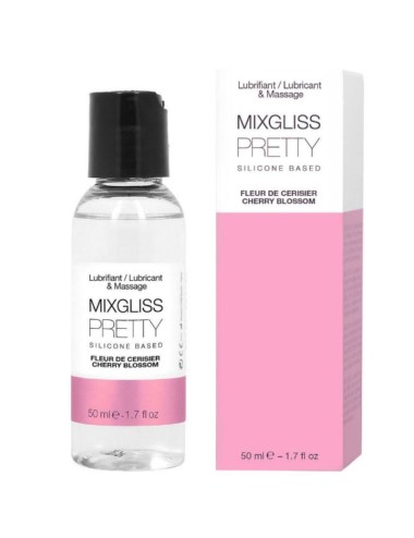 MIXGLISS - PRETTY LUBRICANTE SILICONA FLOR DE CEREZA 50 ML