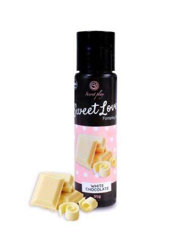 SECRETPLAY - GEL SWEET LOVE CHOCOLATE BLANCO 60 ML