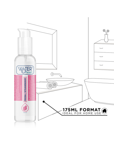 WATERFEEL - LUBRICANTE BASE AGUA FRESA 175 ML