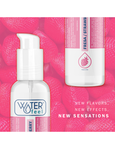 WATERFEEL - LUBRICANTE BASE AGUA FRESA 175 ML