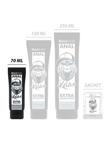 BLACK HOLE - GEL BASE AGUA DILATACION ANAL 70 ML