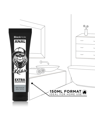 BLACK HOLE - GEL BASE AGUA DILATACION ANAL 150 ML