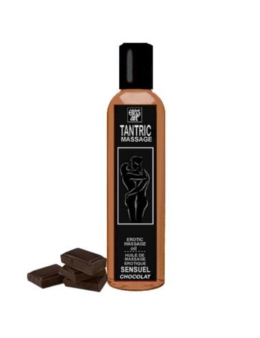 EROS-ART - ACEITE MASAJE TANTRICO NATURAL Y AFRODISÍACO CHOCOLATE 100 ML