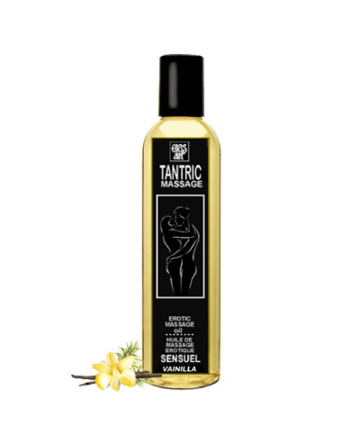 EROS-ART - ACEITE MASAJE TANTRICO NATURAL Y AFRODISÍACO VAINILLA 30 ML