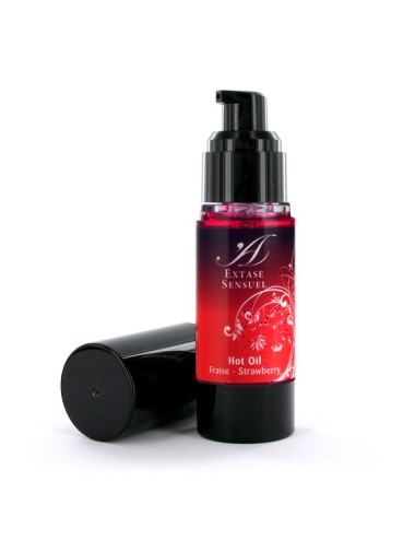 EXTASE SENSUAL - ACEITE ESTIMULANTE CALOR FRESA 30 ML