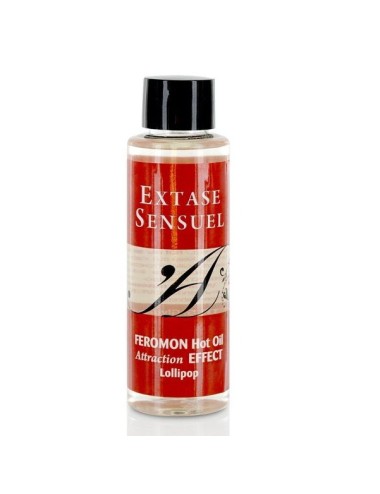 EXTASE SENSUAL - ACEITE MASAJE EFECTO CALOR CON FEROMONAS PIRULET 100 ML