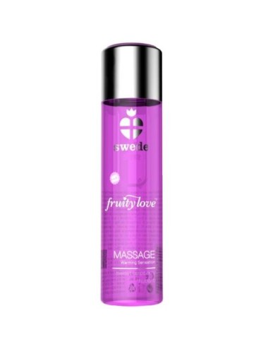 SWEDE - FRUITY LOVE ACEITE EFECTO CALOR FRAMBUESA Y RUIBARBO 60 ML