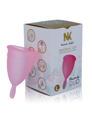 NINA KIKÍ - COPA MENSTRUAL TALLA L ROSA