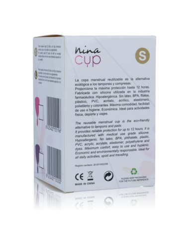 NINA KIKÍ - COPA MENSTRUAL TALLA S ROSA
