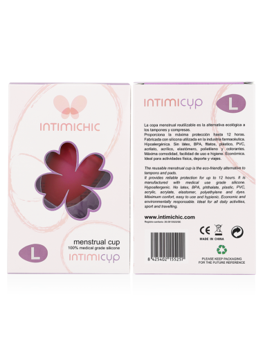INTIMICHIC - COPA MENSTRUAL SILICONA MEDICA L