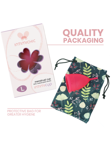 INTIMICHIC - COPA MENSTRUAL SILICONA MEDICA L