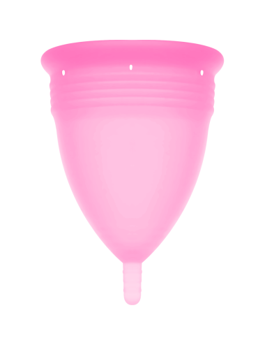 STERCUP - COPA MENSTRUAL FDA SILICONA TALLA S ROSA