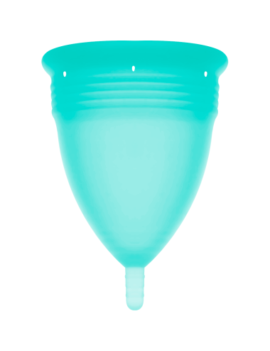 STERCUP - COPA MENSTRUAL FDA SILICONA TALLA S AQUAMARINA