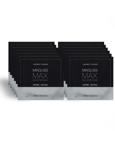 MIXGLISS - MAX LUBRICANTE DILATADOR ANAL PACK 12 MONODOSIS 4ML