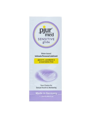PJUR - MED SENSITIVE GLIDE LUBRICANTE BASE AGUA 2 ML