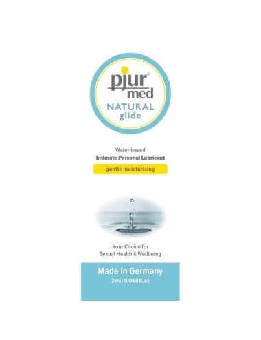 PJUR - MED NATURAL LUBRICANTE BASE AGUA 2 ML
