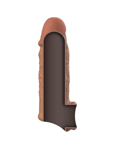 VIRILXL - EXTENSION DE PENE LIQUID SILICONE V7 MARRON