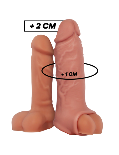 VIRILXL - EXTENSION DE PENE LIQUID SILICONE V9 NATURAL