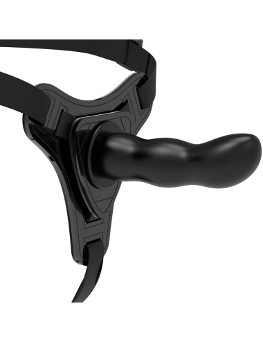 FETISH SUBMISSIVE HARNESS - SILICONA NEGRO G-SPOT 16 CM