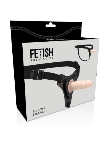 FETISH SUBMISSIVE HARNESS - SILICONA FLESH REALISTIC 12.5 CM