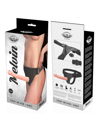 HARNESS ATTRACTION - RNES MELVIN FLESH 19 CM -O- 4 CM