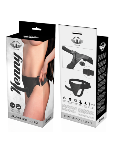 HARNESS ATTRACTION - RNES SILICONA KENNY 15 CM -O- 3.2 CM
