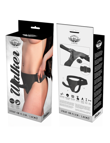 HARNESS ATTRACTION - RNES SILICONA WALKER G-SPOT 15.5 CM -O- 3.8 CM