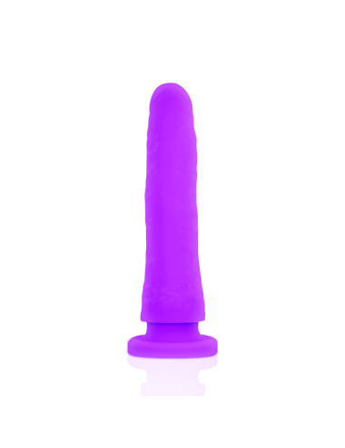 DELTA CLUB - TOYS ARNES + DILDO LILA SILICONA MEDICA 17 CM -O- 3 CM