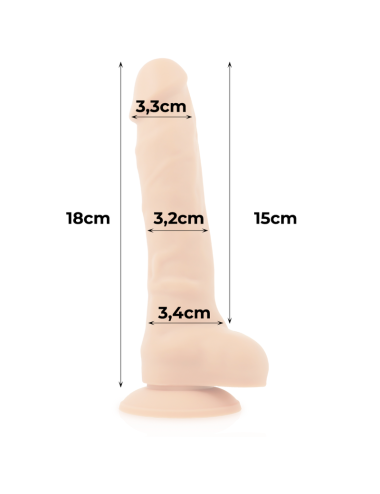 COCK MILLER - ARNES + SILICONA DENSITY COCKSIL ARTICULABLE 18 CM