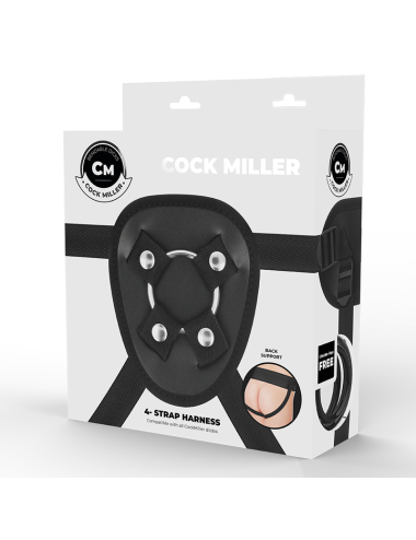 COCK MILLER - ARNES + SILICONA DENSITY ARTICULABLE COCKSIL NEGRO 19,5 CM