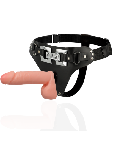 HARNESS ATTRACTION - ARNES DELUXE CON VIBRACION REALISTICO 18 CM -O- 4.5 CM
