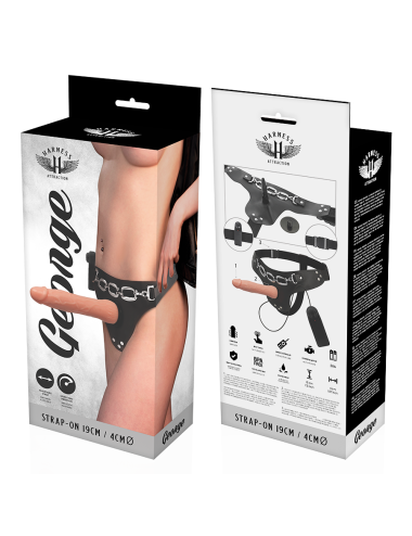 HARNESS ATTRACTION - RNES GEORGE REALISTICO VIBRADOR 19 CM -O- 4 CM
