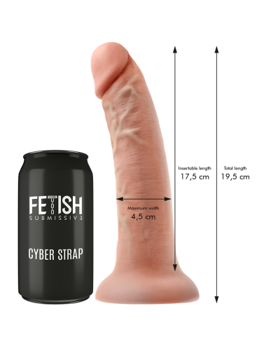 FETISH SUBMISSIVE CYBER STRAP - ARNES CON DILDO CONTROL REMOTO TECNOLOGIA WATCHME M