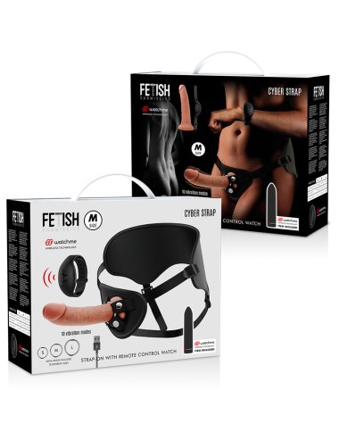 FETISH SUBMISSIVE CYBER STRAP - ARNES CON DILDO Y BALA CONTROL REMOTO TECNOLOGIA WATCHME M