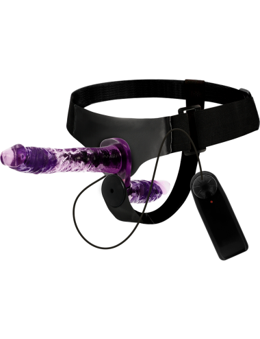 HARNESS ATTRACTION - RODNEY DOBLE PENETRACIÓN VIBRADOR 18 CM -O- 3.5 CM