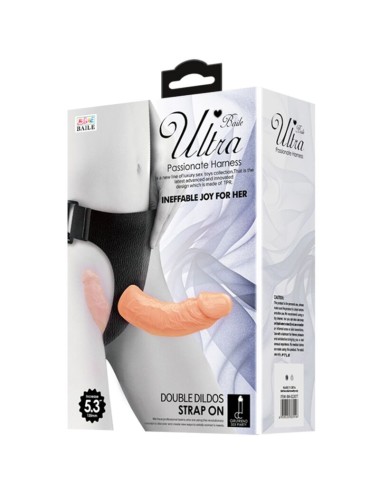 BAILE - ULTRA PASSIONATE HARNESS DILDOS DOBLES CON ARNÉS
