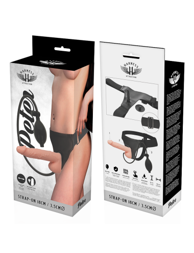 HARNESS ATTRACTION - RNES PETER CON PENE HINCHABLE 18 CM -O- 3.5 CM
