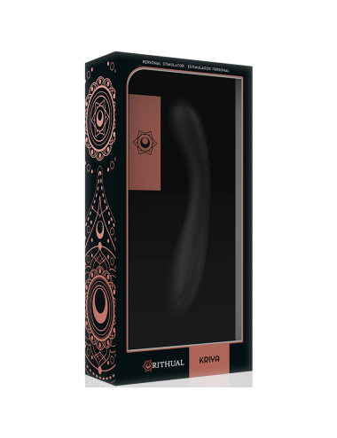 RITUAL KRIYA ESTIMULAODR PUNTO-G RECARGABLE NEGRO