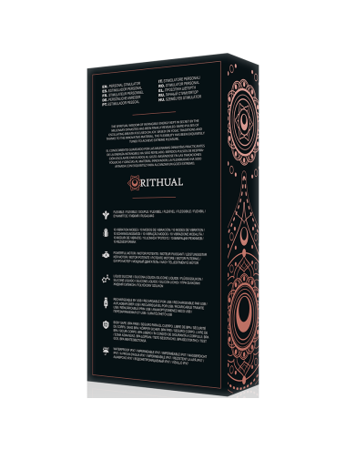 RITUAL KRIYA ESTIMULAODR PUNTO-G RECARGABLE NEGRO