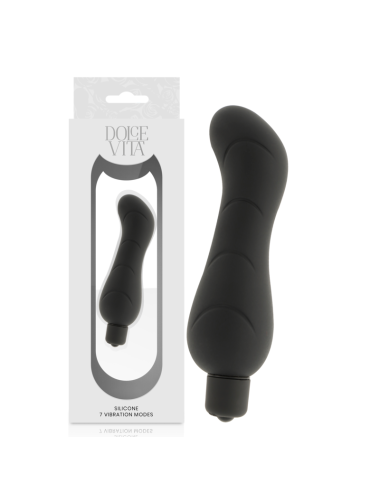 DOLCE VITA  G-SPOT VIBRADOR SILICONA NEGRO