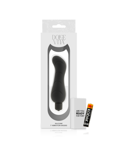 DOLCE VITA - G-SPOT VIBRADOR SILICONA NEGRO