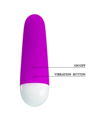 PRETTY LOVE - LUTHER MINI VIBRADOR 30 MODOS VIBRACION