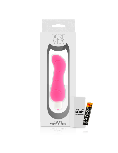 DOLCE VITA - G-SPOT VIBRADOR SILICONA ROSA