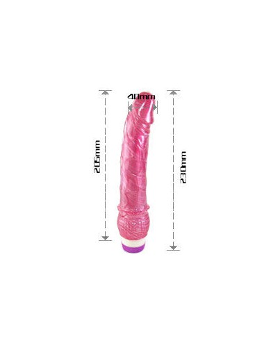 BAILE - VIBRADOR ROJO REALISTICO 23 CM