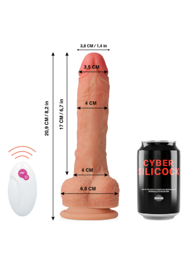 CYBER SILICOCK - REALISTICO CONTROL REMOTO MASTER HUCK 20.9 CM -O- 4 CM