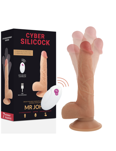 CYBER SILICOCK - REALISTICO CONTROL REMOTO MR JOHN 23.88 CM -O- 4.3 CM