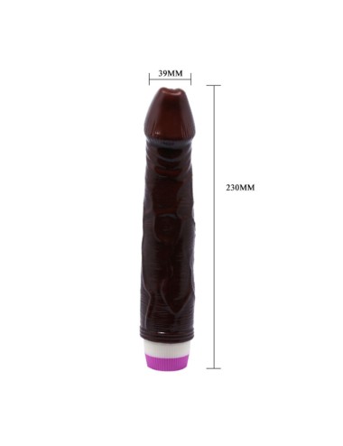BAILE - WAVES OF PLEASURE VIBRADOR 23 CM MARRÓN