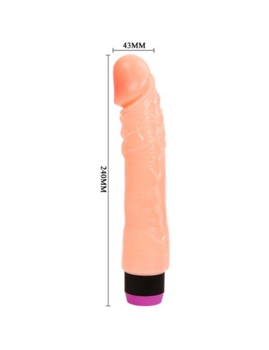 BAILE - VIBRADOR REALISTICO FLEXIBLE NATURAL 24 CM