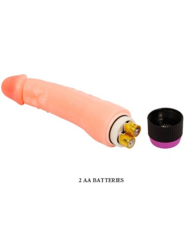 BAILE - VIBRADOR REALISTICO FLEXIBLE NATURAL 24 CM