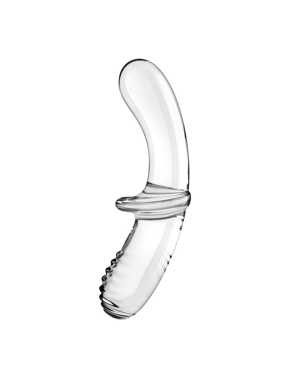 SATISFYER - DOUBLE CRYSTAL DILDO TRANSPARENTE SATISFYER - DOUBLE CRYSTAL DILDO TRANSPARENTE
